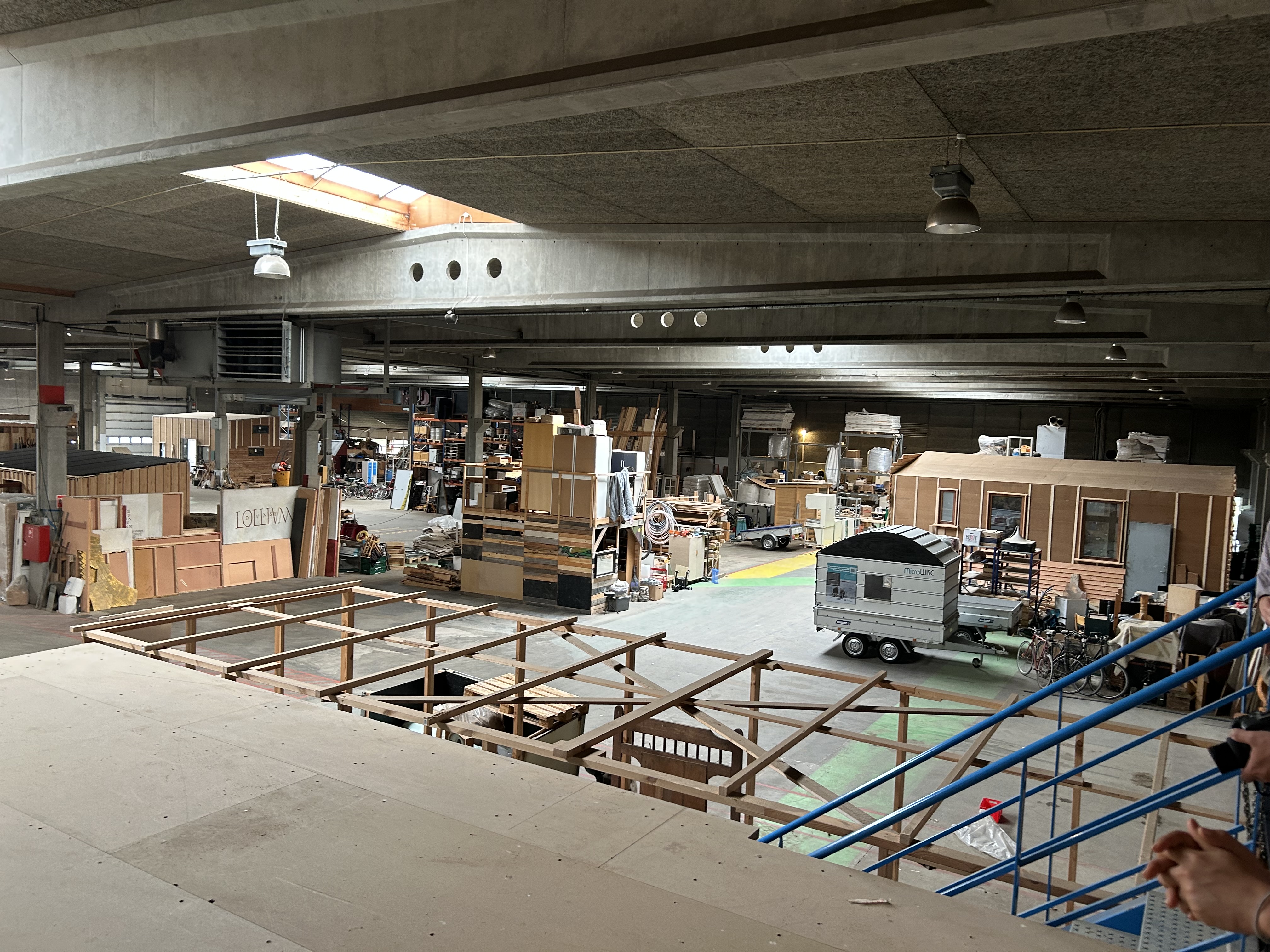 廃工場を改装した工房