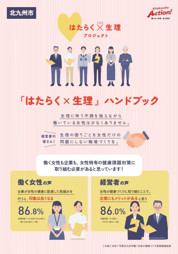 北九州市はたらく×生理プロジェクトハンドブック